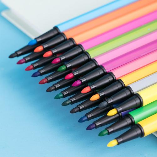 Deli Pensil Cat Air 24 Warna Super Wings Bentuk Hexagonal E10720