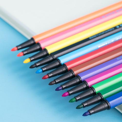 Deli Pensil Cat Air 12 Warna Super Wings Bentuk Hexagonal EC10700