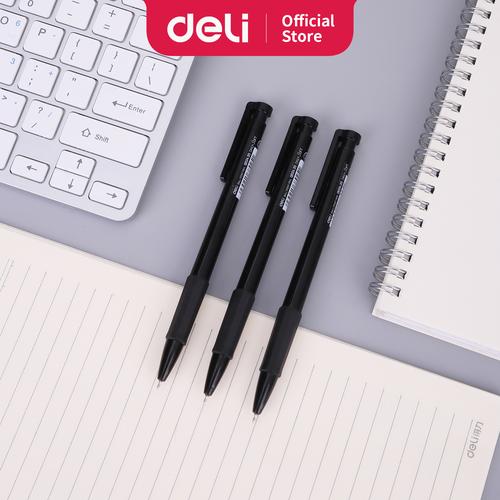 Deli Pulpen Bolpoin Cetek / Retractable Ballpoint Pen - 0,5mm EQ02420