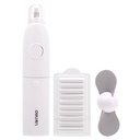 Deli 71093 electric eraser white with fan