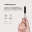 Deli Gel Pen 0.5mm Penulisan Ekstra Halus 12pcs +Isi Ulang 12pcs 33205
