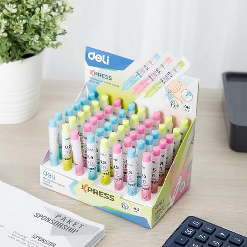 Deli Isi Pensil Mekanik / Mechanical Pencil Lead - 2B 0.5mm EU67600