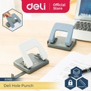 Deli Pembolong Kertas / 2-Hole Punch Kapasitas 20 Lembar E0102