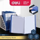Deli Display Book / Map Clear Holder Document Keeper A4 40 Pocket 5004