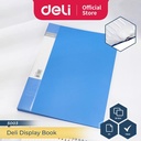 Deli Display Book / Map Clear Holder Document Keeper A4 30 Pocket 5003
