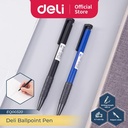 Deli Ballpoint Pen Pulpen Cetek 0.7 mm Isi 12 pcs/box Hitam EQ00320-12
