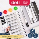 Deli Whiteboard Marker/Spidol Papan Tulis 10 pcs Hitam/Biru/Merah 6817