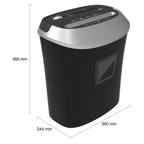 Deli Paper Shredder Penghancur Kertas 10 lembar CD Kartu 20 ltr E9948