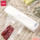 Deli Vacuum Sealer Food Sealer Mesin Vakum Makanan 80W 50KPA W14888