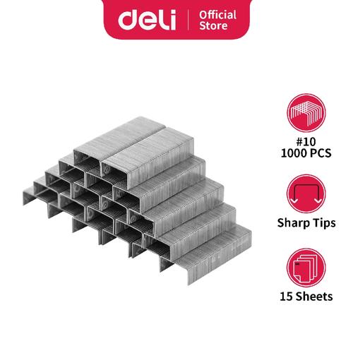 Deli Paket ATK Ekonomis 40 box Isi Refill Staples No.10 E0010N