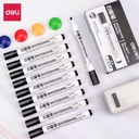 Deli Paket ATK Ekonomis 20 pcs Spidol Papan Tulis Tinta Hitam 6817
