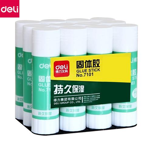 Deli Paket ATK Ekonomis 36 pcs Lem Glue Stick Gratis Pulpen 7101Z