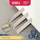 Deli Cutter Besar Pisau Baja SK5 Kerangka Metal Tajam E2011 E2057