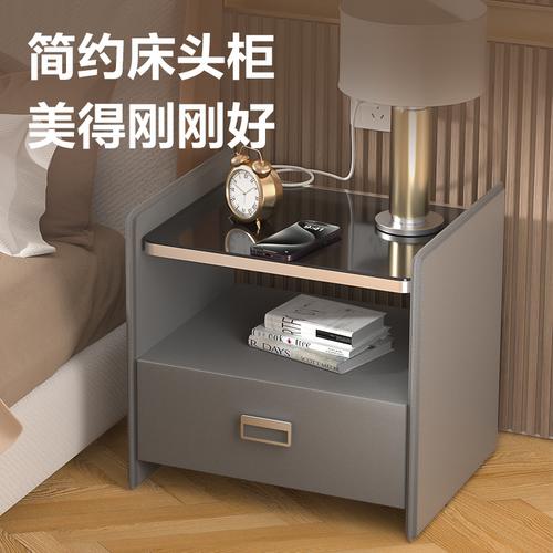 Deli Brankas Laci Fingerprint / Fingerprint Nightstand Safebox / Brankas Meja Samping Tempat Tidur 52x42x49 cm AE300