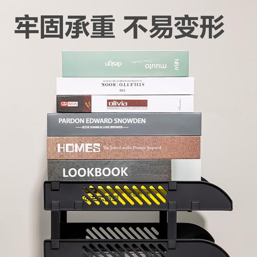 Deli  File Tray / File Organizer / Rak File Susun Bahan Plastik 3 Tingkat 9217ES