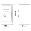 Deli Brankas Besi Digital Safe Box Double Unlocking 38x36x60 ET552