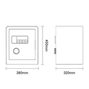 Deli Brankas Besi Digital Safe Box Double Unlocking  38x32x45 ET551