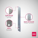 DELI Cutting Blade [W40651] - Isi ulang cutter / isi cutter anti karat