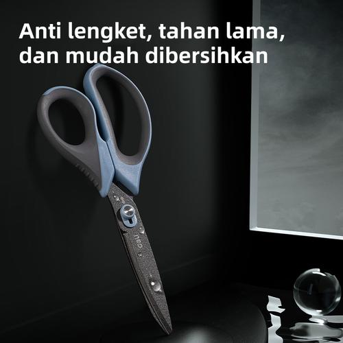 Deli Gunting Kantor / Office Scissors Putih-Biru TJ119