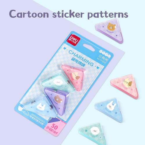 Deli Triangle Paper Clip / Penjepit Kertas Multifungsi TP533