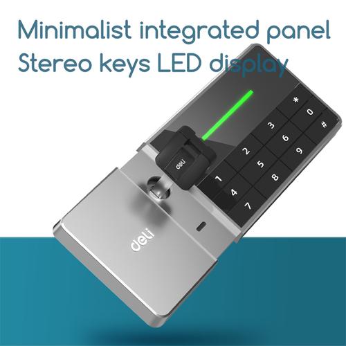 Deli Brankas Besi Digital Double Unlocking Step LED Display ET55X