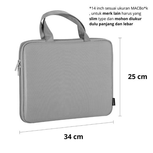 Deli Tas Laptop Sleeve / Softcase Laptop 14 inch Anti Air EH975