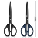 Deli Scissor  Gunting Lapis Teflon Anti Karat Nyaman Digenggam 6009-S