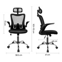 Deli Office Chair Kursi Kantor Ketinggian Bisa Diatur E4925 E4926