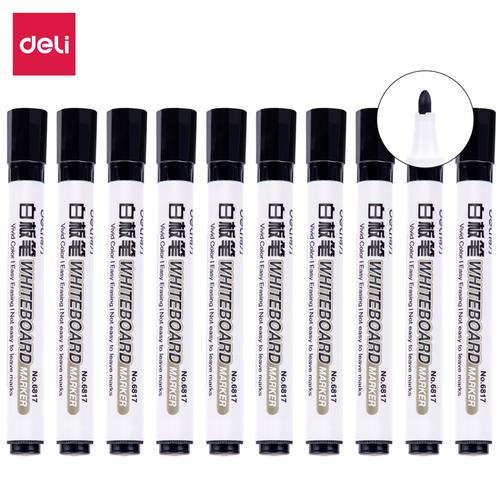 Deli Paket ATK Ekonomis 20 pcs Spidol Papan Tulis Tinta Hitam 6817