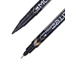 Deli Permanent Marker / Spidol Permanen Tip Ganda 12 pcs EU104X0