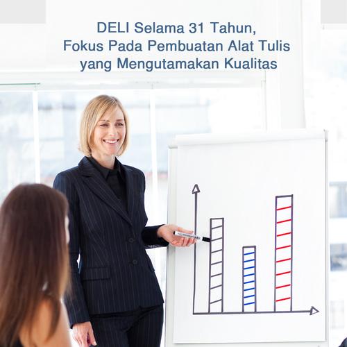 Deli Whiteboard Marker/Spidol Papan Tulis 10 pcs Hitam/Biru/Merah 6817
