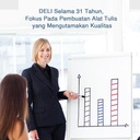 Deli Whiteboard Marker/Spidol Papan Tulis 10 pcs Hitam/Biru/Merah 6817