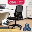 Deli Office Chair / Kursi Kantor Kerja Bisa Dilipat 90 Derajat E4932