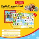 STABILO woody 3 in 1 / Multi-talented Pencil / Pensil Warna / Crayon
