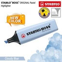 STABILO BOSS PASTEL Cloudy Blue / Highlighter Warna Biru Langit