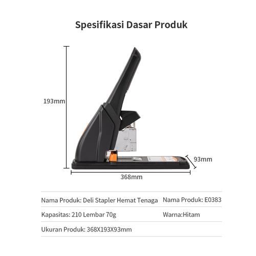 Deli Heavy Duty Stapler / Stapler 50/210 Halaman E0383 E0392