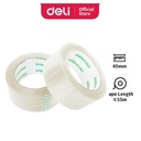 Deli Isolasi/Lakban Bening 45 mm x 60/100 yard x 48 Micron 1 Pcs 3090X