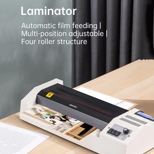 Deli Mesin Laminating A3 50-200 MIC Laminasi Hot & Cold Cepat E3895-EU