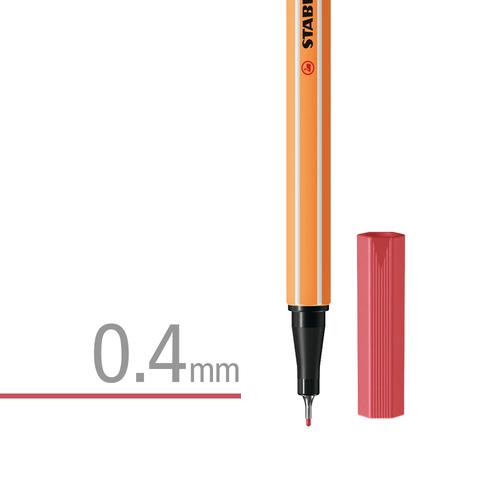 STABILO Point 88 Rust Red / Fineliner / Pen Warna Merah