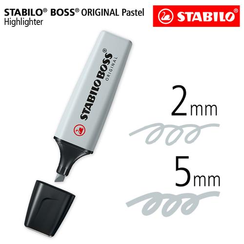 STABILO BOSS Pastel Dusty Grey / Highlighter Original Warna Abu-Abu