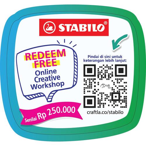 STABILO Set 18 - Pen 68 Starter Pack / Highlighter Marker and Pen