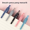 Deli Gel Pen Pulpen Gel Cetek 0.5 mm Tinta Hitam 12 PCS S08-B