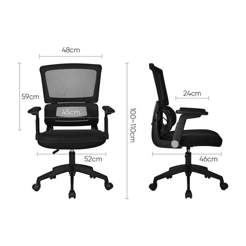 Deli Office Chair / Kursi Kantor / Kursi Kerja Desain Ergonomis E4939