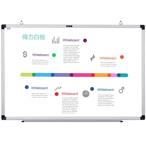 Deli Magnetic White Board / Papan Tulis Putih Magnetik 90 x 60 cm 7854