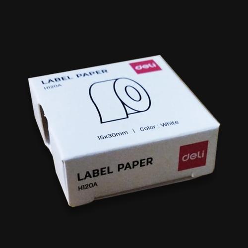 Deli Label Sticker Thermal Kertas Label Nama 15 x 30 mm EH120A