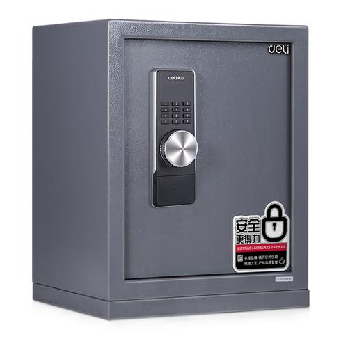 Deli Brankas Uang / Brankas Besi Double Unlocking Step / Brankas Password Kunci Manual 38x32x48 cm 3643A