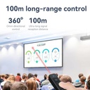 Deli Laser Pointer Presenter Wireless USB Pen Laser Presentasi PPT Sinar Merah Jarak 100 M ES001