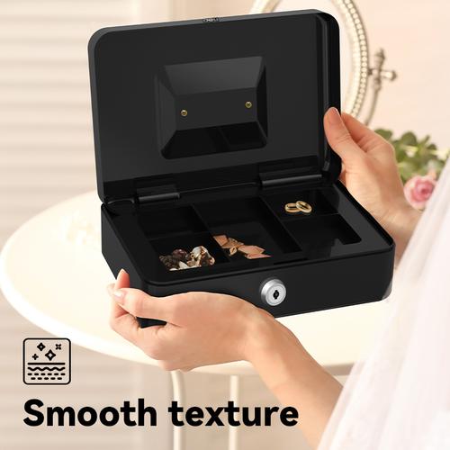 Deli Brankas Uang / Kotak Uang Besi / Kotak Emas / Cash Box 25x18x9 ET505