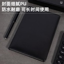 Deli Buku Catatan Sampul Kulit / Leather Cover Notebook A5 120 Lembar Hitam 3315