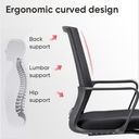 Deli Kursi Kantor/Kursi Meeting/Kursi Hadap/Conference Chair Black E4500